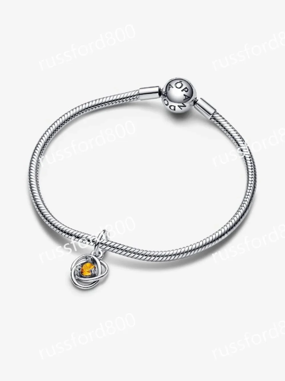 Pandora Honey Eternity Circle Dangle Charm